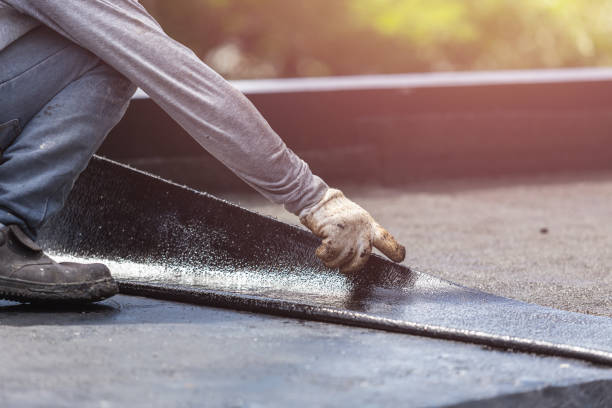 Professional Basement Waterproofing technician working in Auburn, IN